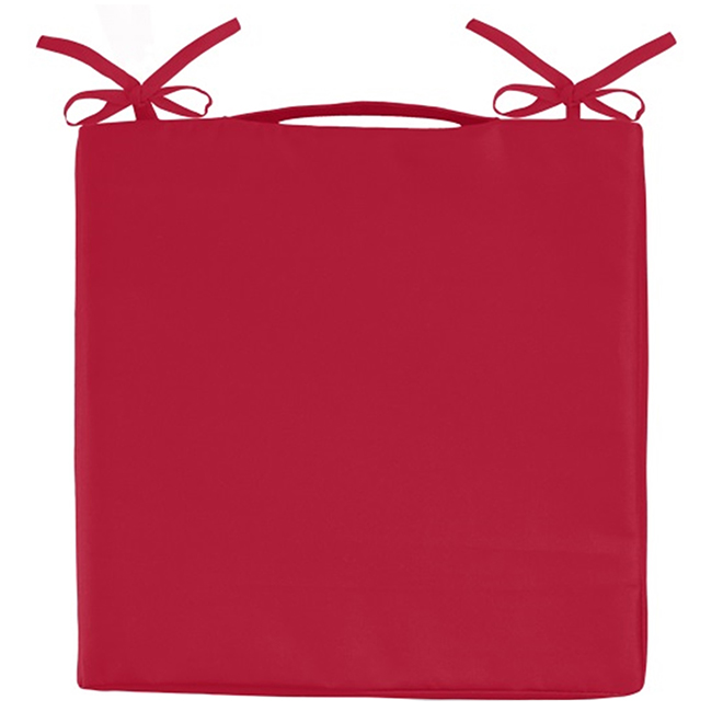 Patio Chair Cushion - Polyester - 15" x 15" - Red - RONA Patio Chair Cushion - Polyester - 15" x 15" - Red - 웹