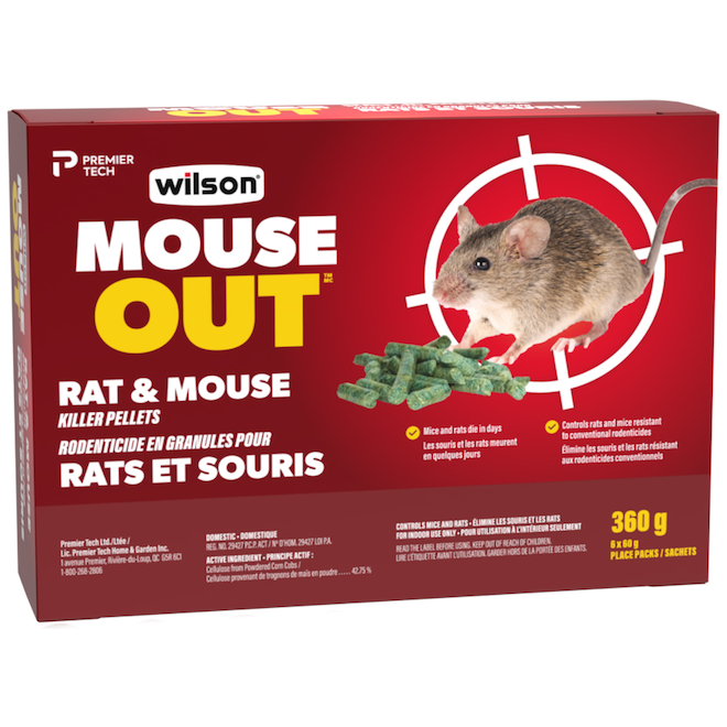 "Predator" Mouse and Rats Killer Rodenticide Pellets | RONA