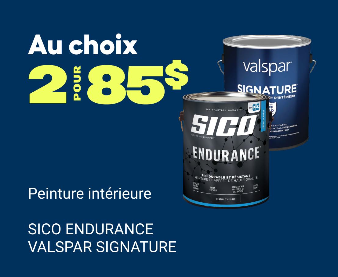 Promo 85 ans RONA peinture SICO et VALSPAR