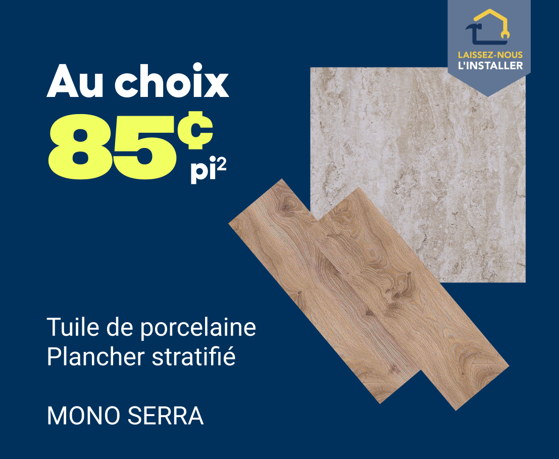 Promo 85 ans RONA couvre-plancher