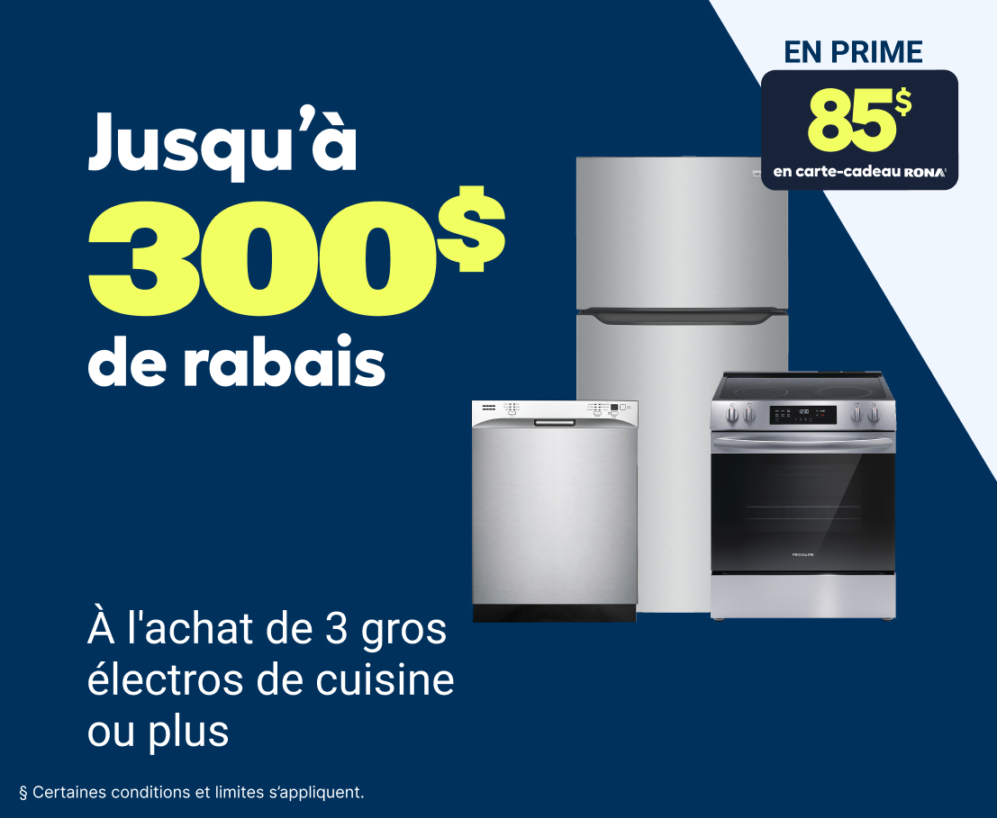 Promo 85 ans RONA électroménagers