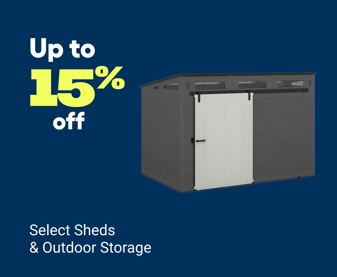 Select Sheds & Outdoor Storage 85 years RONA promo