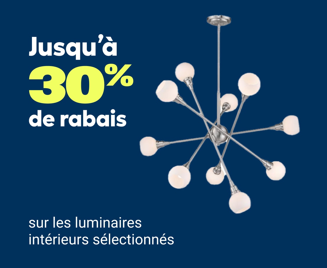 Promo 85 ans RONA luminaires