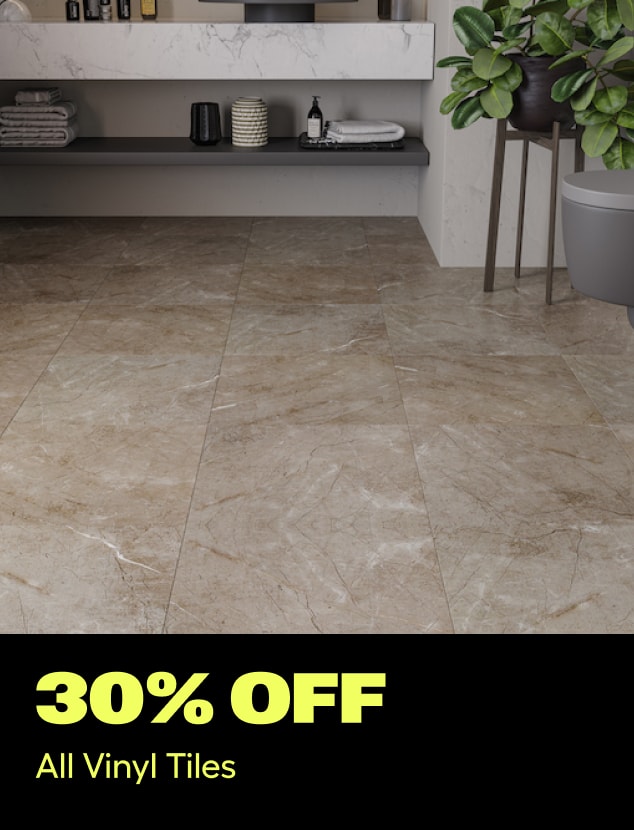 30% off
Select Vinyl Flooring