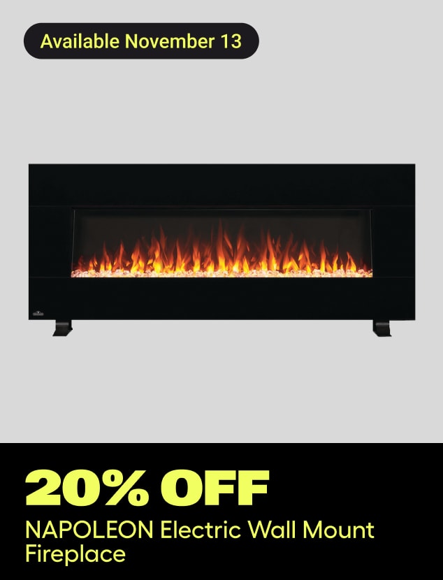 20% off
NAPOLEON Electric Wall Mount Fireplace