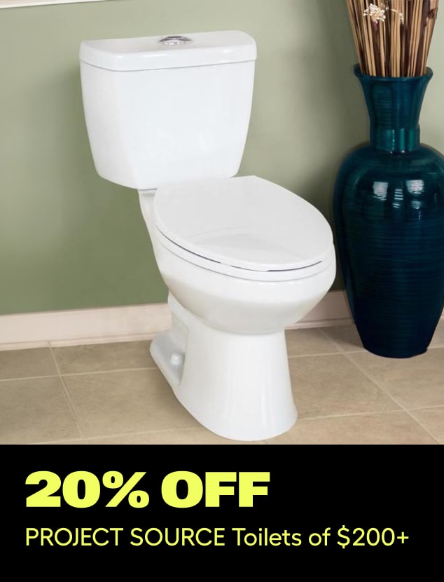 20% off
PROJECT SOURCE Toilets of $200+