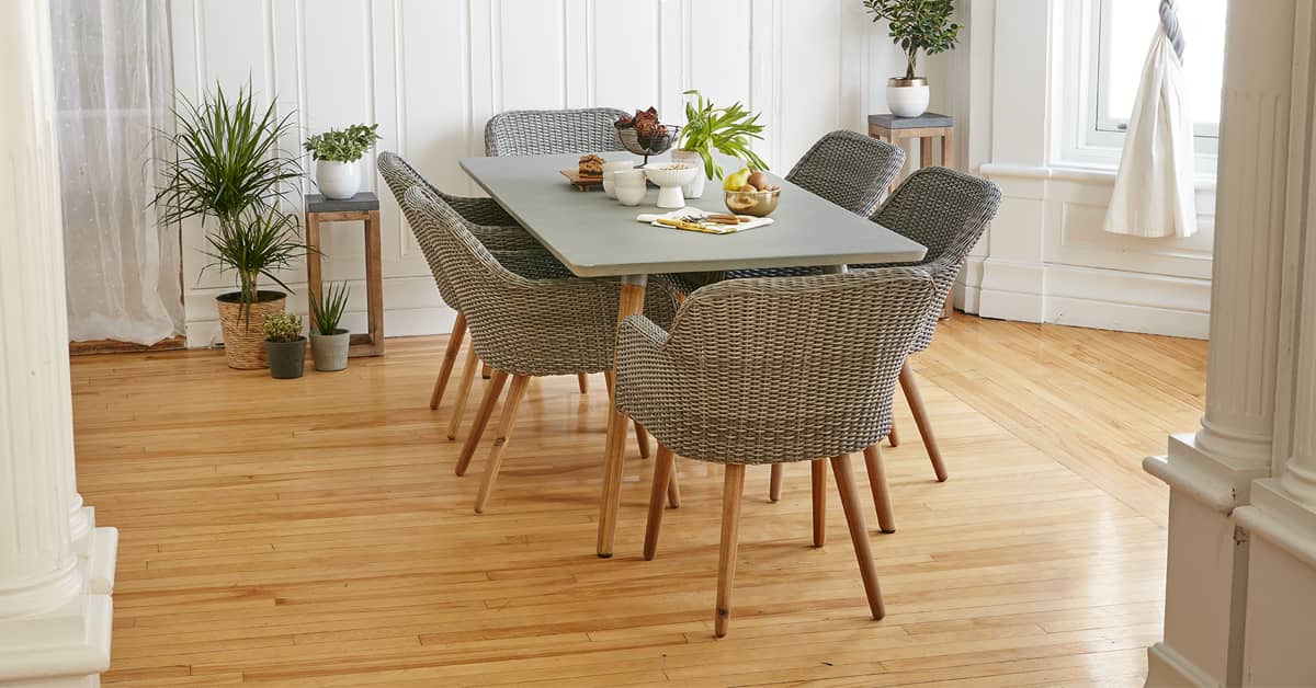 A <b>Scandinavian</b> dining room