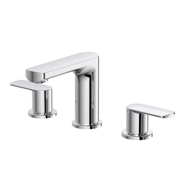 Chrome bathroom faucet