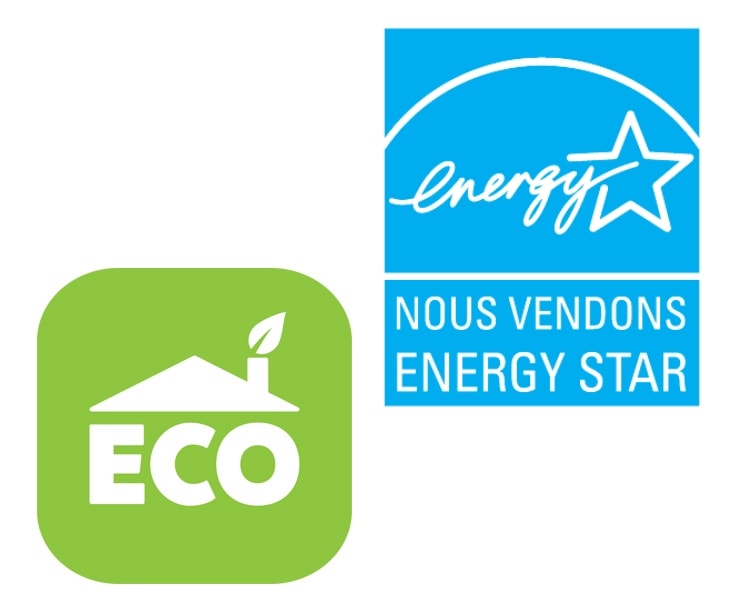 Logos éco et Energy Star