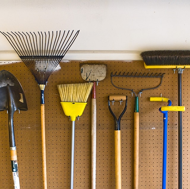 Kit de rangement pour outils de jardin, Rangement pour outils de