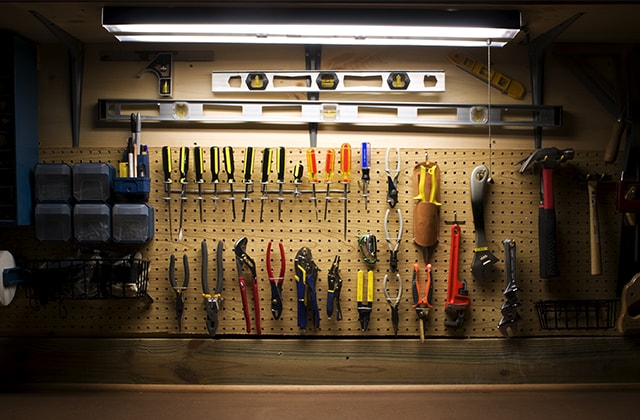 Dur et durable outil de garage organisateur avec les dernières