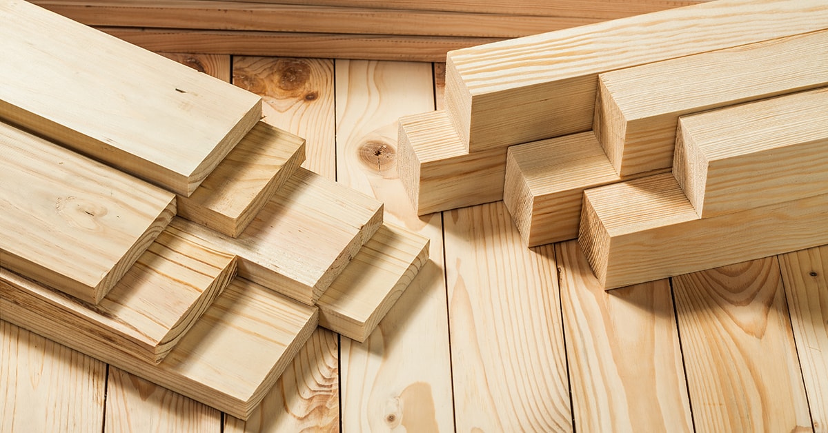 Responsibly-Sourced & Durable thin wood lumber 