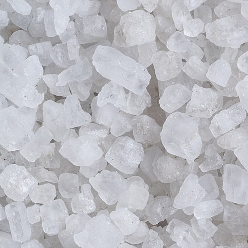 Coarse water softener salt