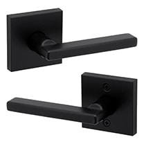 Black door handle