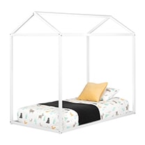 Kid's house-shaped bed