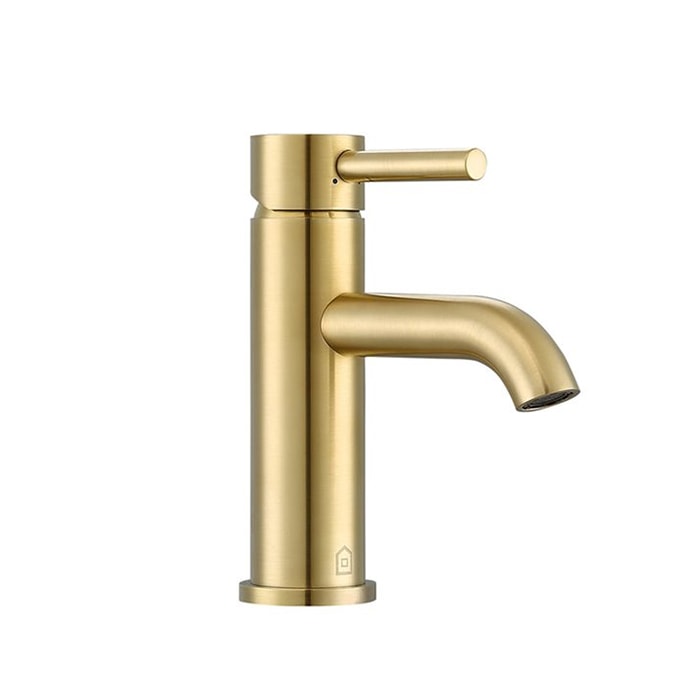 Brass bathroom faucet