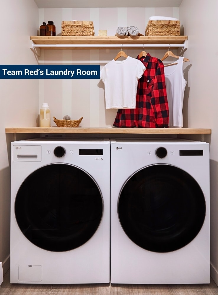 A small laundry room