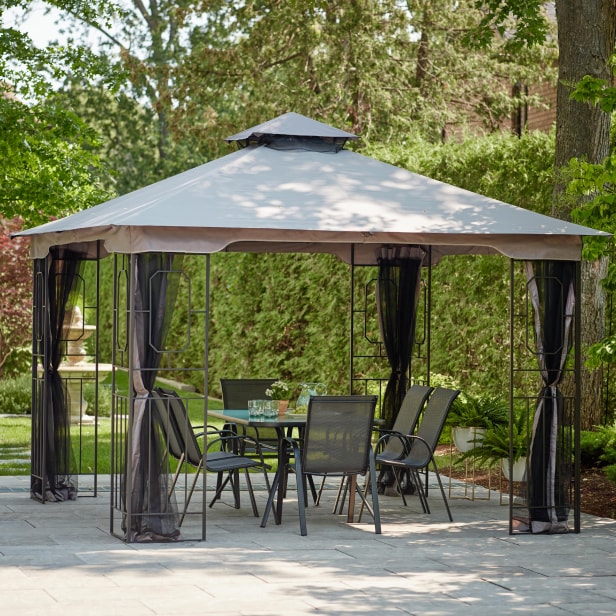 Gazebo toit souple_rona