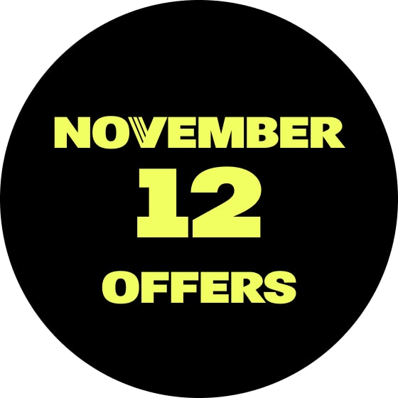 November 12 offers