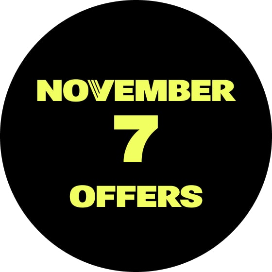 November 7 offers