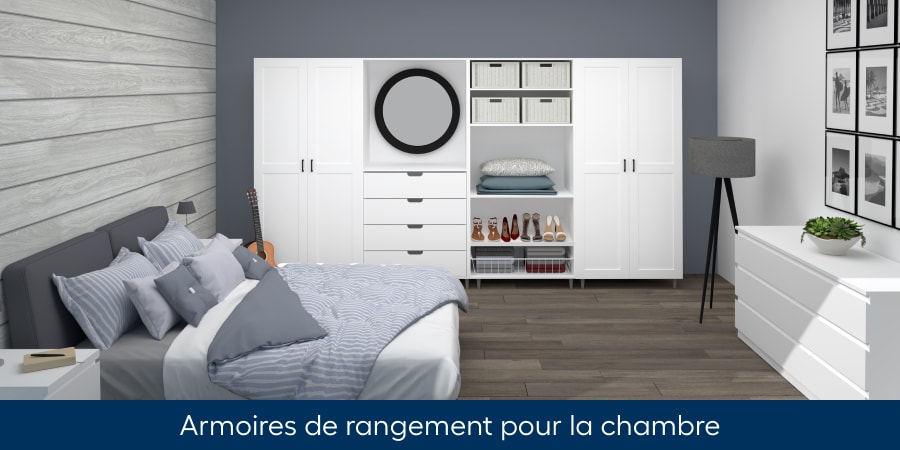 Armoires de rangement pour la chambre