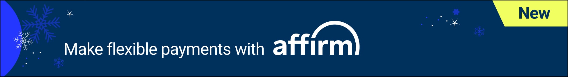 Make flexible payments with Affirm