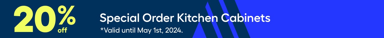 20% off kitchen cabinets