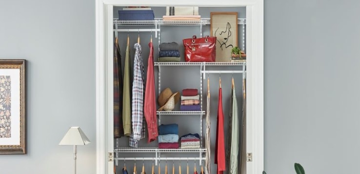 Shop Origin 21 Edda 6-ft Wire Closet with Mesh Drawers and Shelves