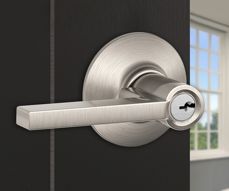 Door Knob Combo Lock Set with Deadbolt and 6 Keys Stainless Steel, door knob  