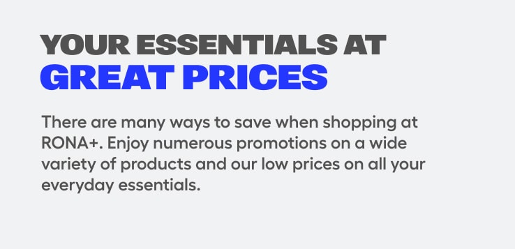 Your essentials at low prices