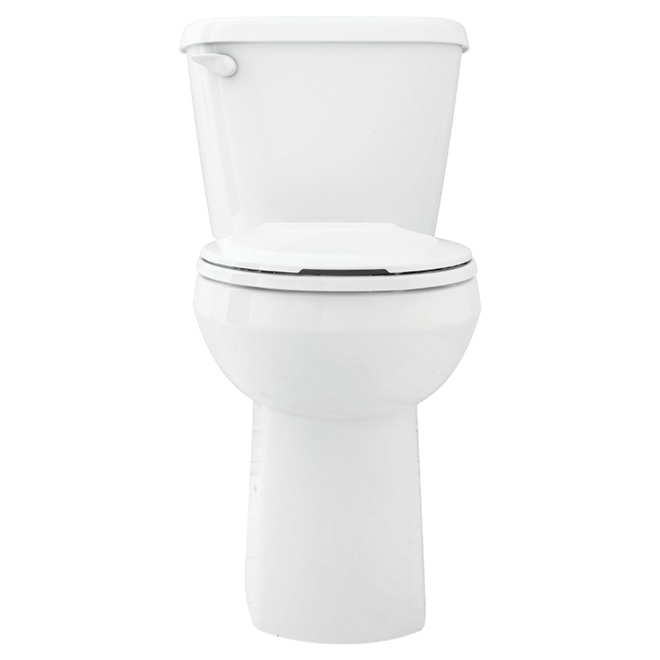 Elongated Front 2-Piece Toilet, Marina, 4,8 L, White | RONA