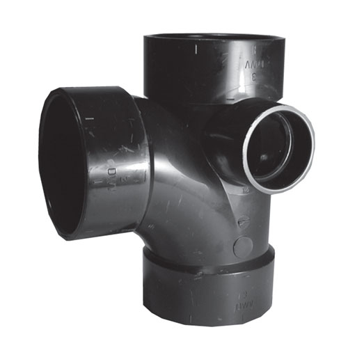 ABS Tee-Wye With inlet | RONA