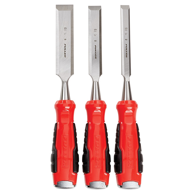 Long-Blade Wood Chisel Set - 3 Pieces RONA