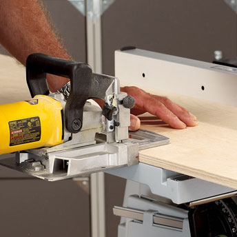 Biscuit joiner deals blade thickness