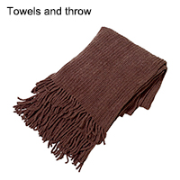 Towels and throw