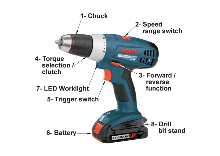 electric drill parts