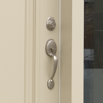 Install an exterior door handle or lockset - {1}